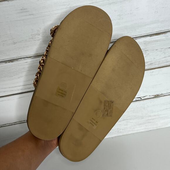 Joie Weaver Slide Sandals Brown Shoe Size 9.5 - Picture 7 of 8